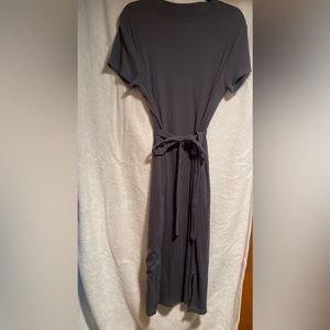 Time and tru gray colored dress with belt size L